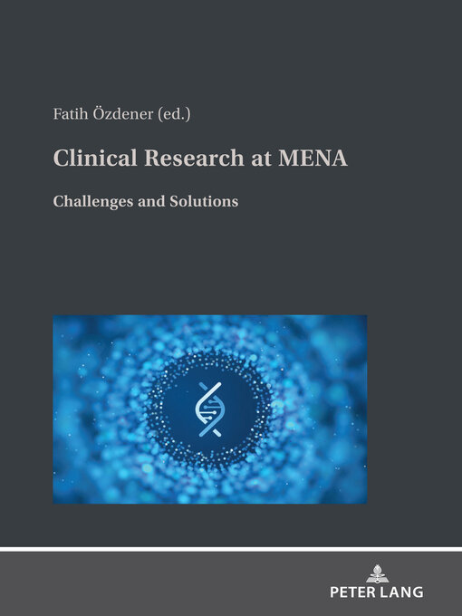 Title details for Clinical Research at MENA by Fatih Özdener - Available